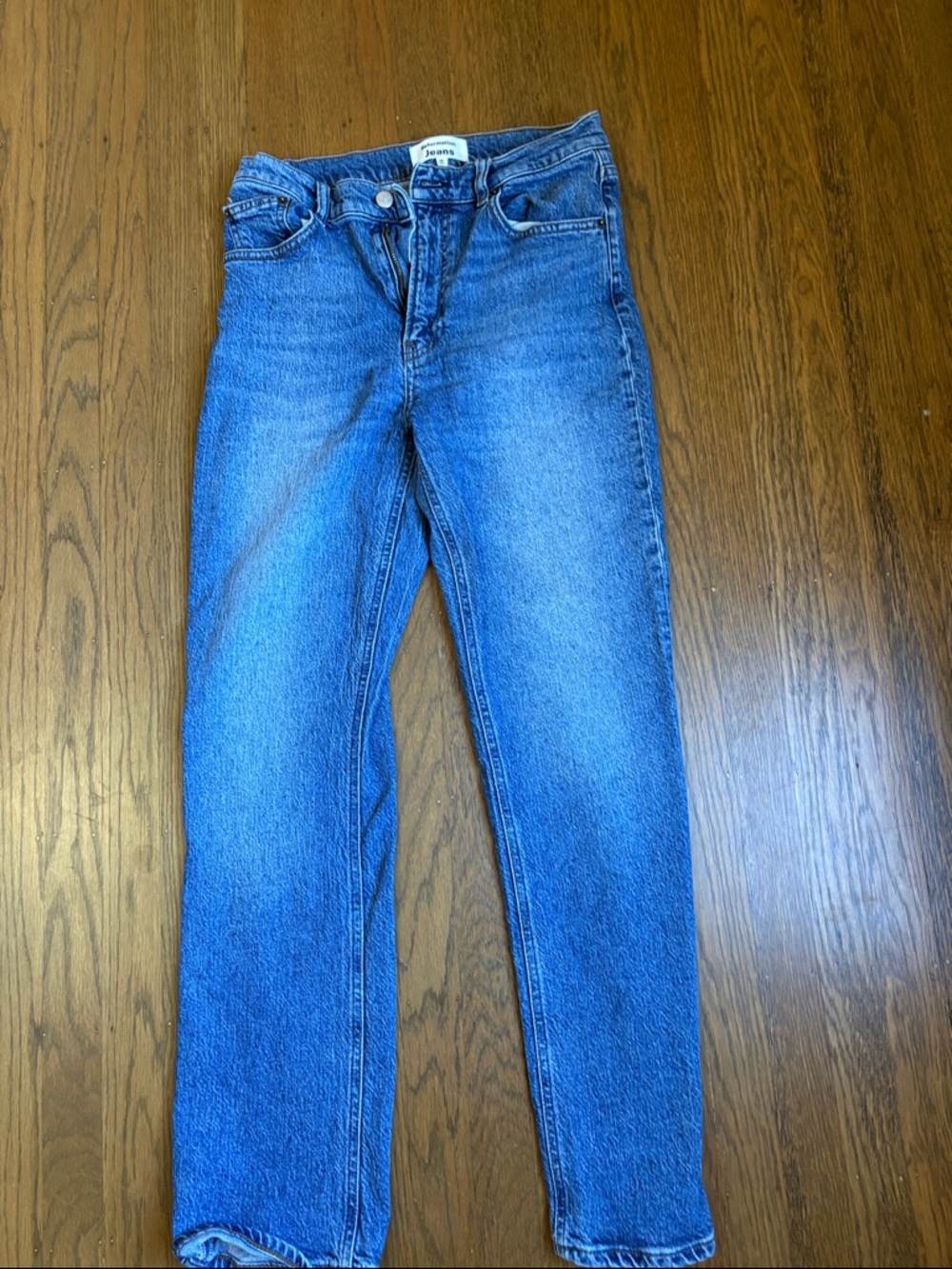 Reformation women’s Liza the high rise straight jeans size 28